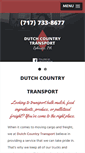Mobile Screenshot of dutchcountrytransport.com